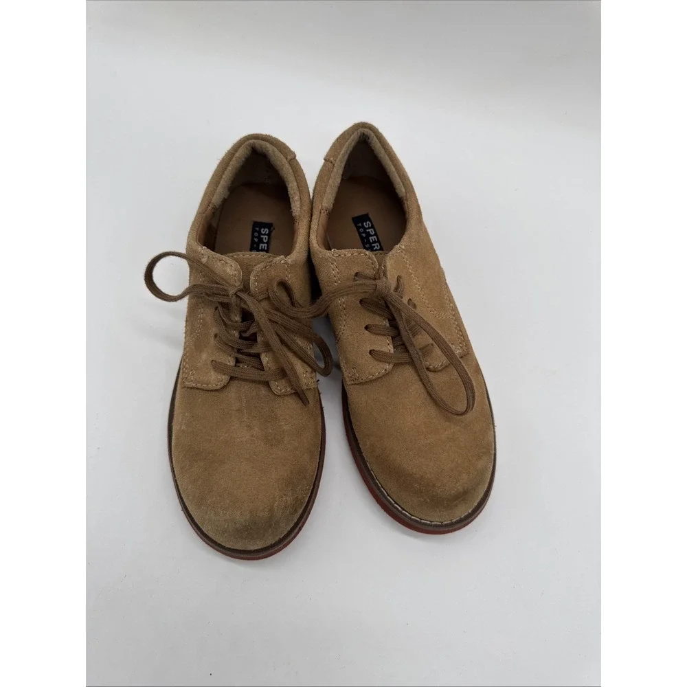 Sperry Top-Sider Boys Tevin Dirty Buck Suede Dress Shoe size 2